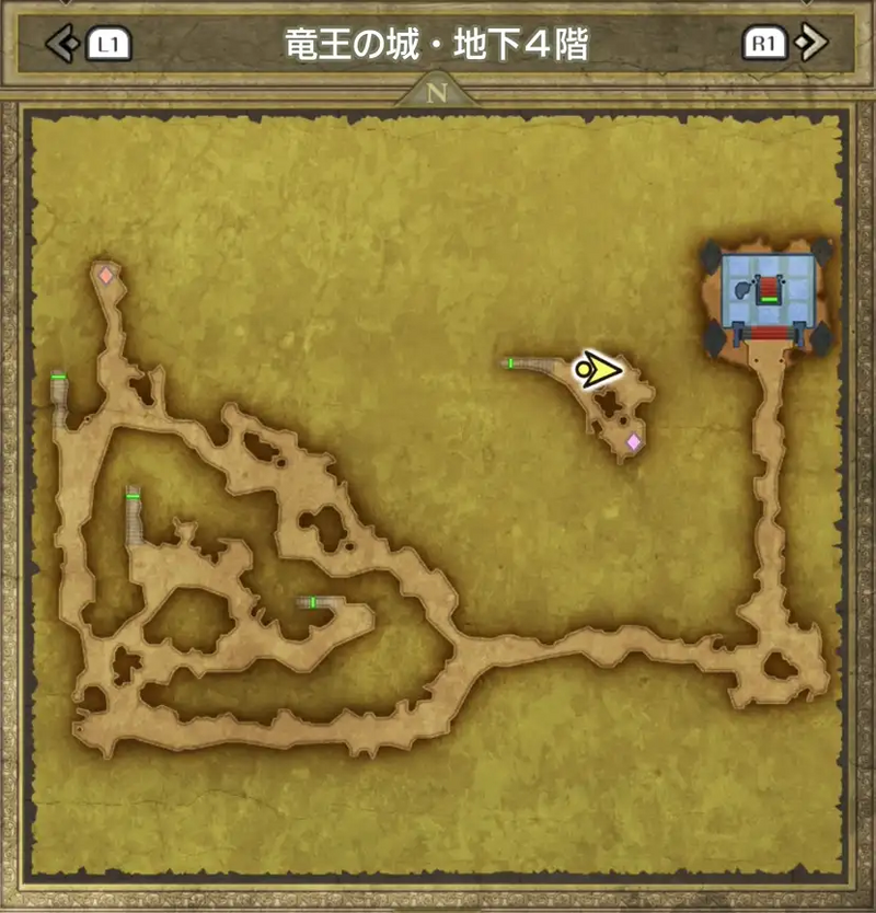 竜王の城・地下4階