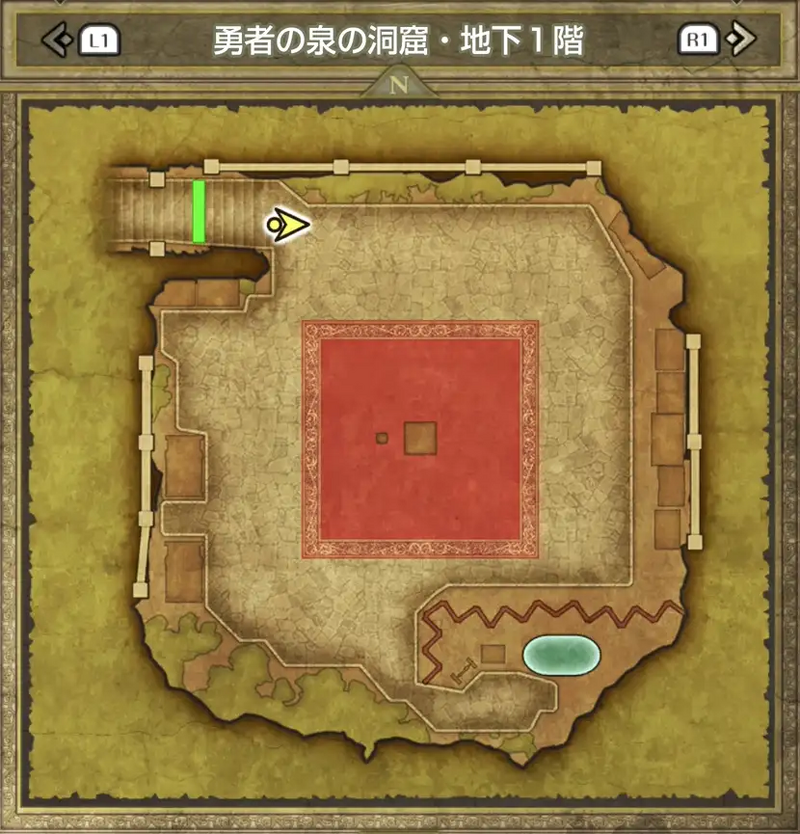 勇者の泉の洞窟・地下1階