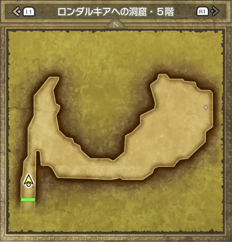 ロンダルキアへの洞窟・5階