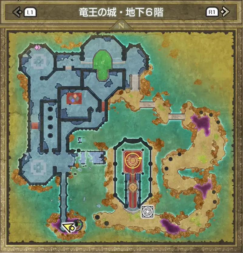竜王の城・地下6階