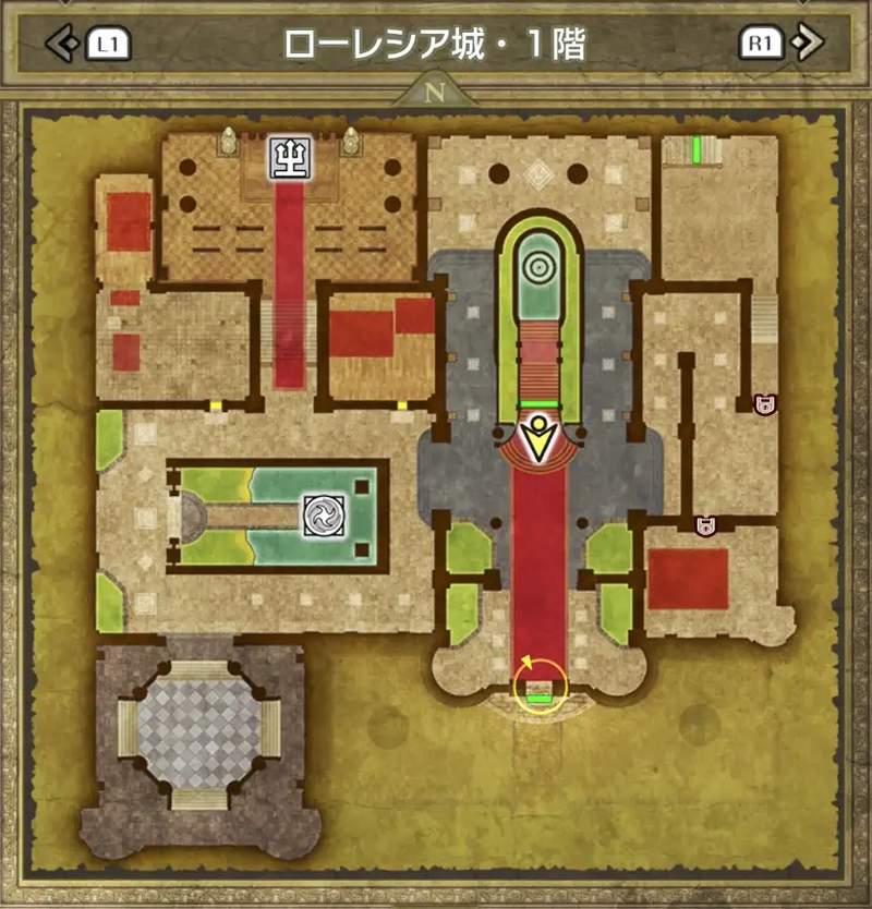 ローレシア城・1階