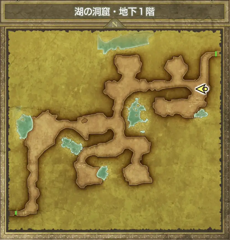 湖の洞窟・地下1階