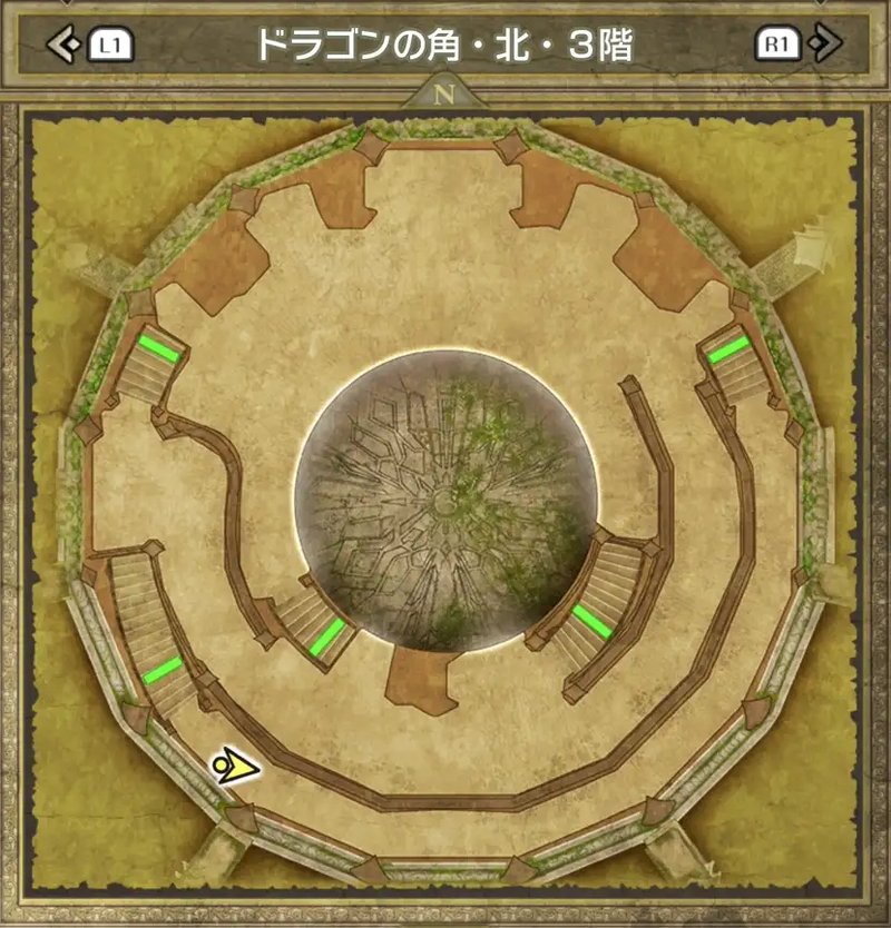 ドラゴンの角・北・3階