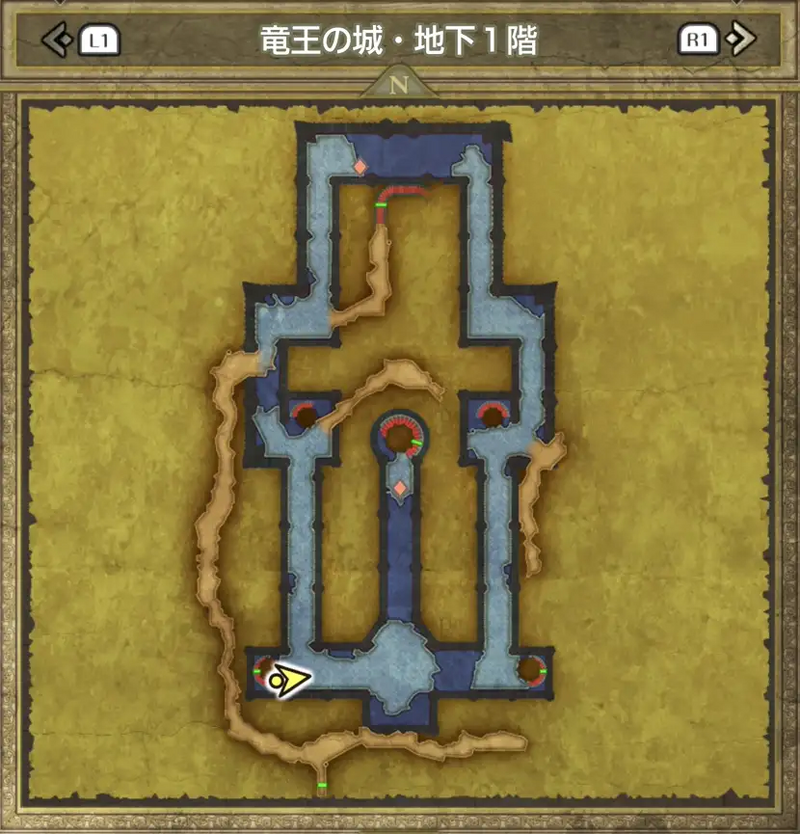 竜王の城・地下1階