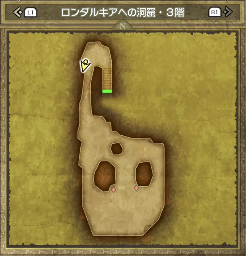 ロンダルキアへの洞窟・3階