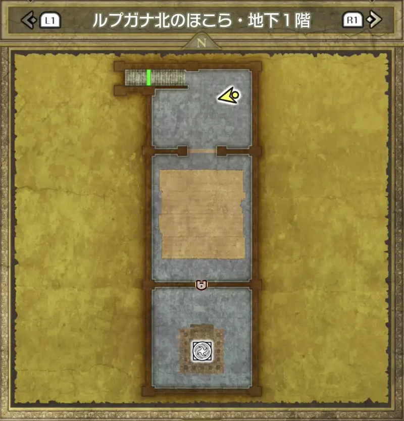 ルプガナ北のほこら・地下1階