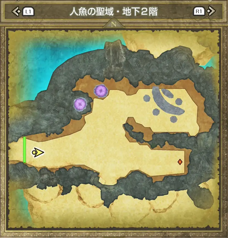 人魚の聖域・地下2階