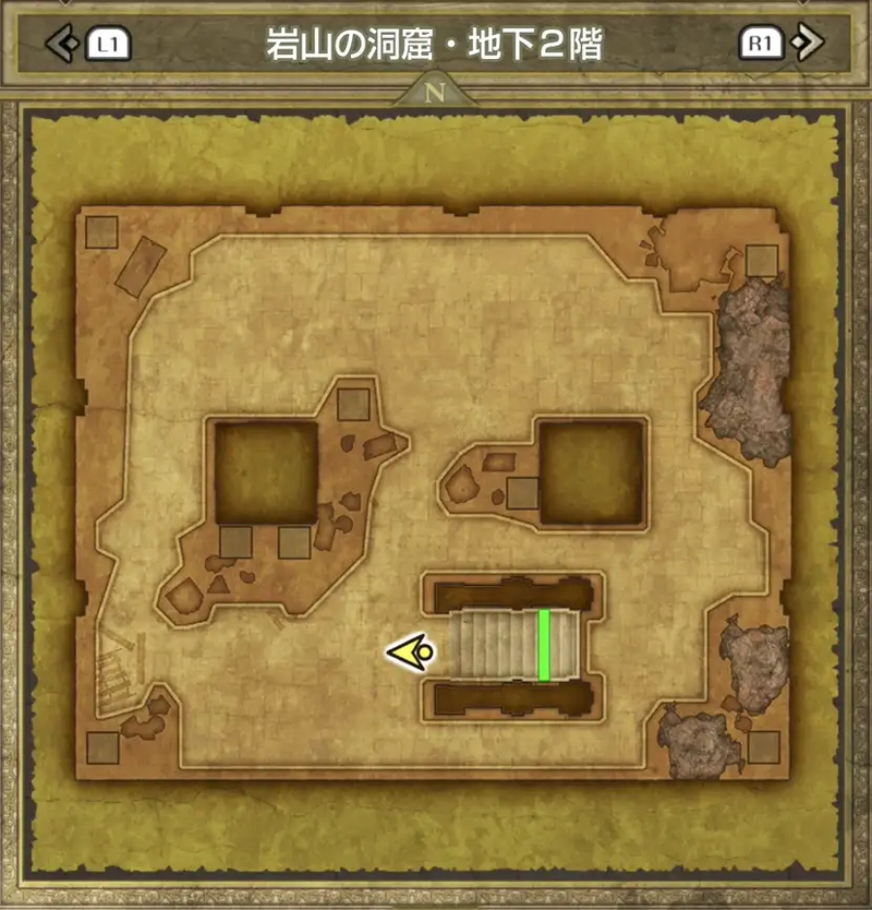 岩山の洞窟・地下2階