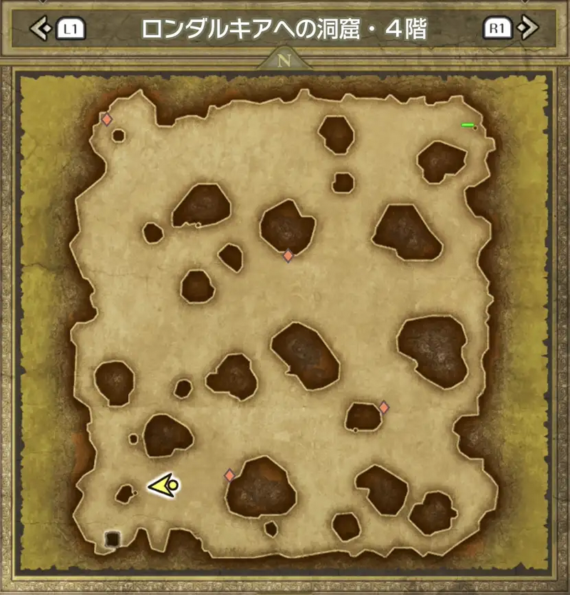 ロンダルキアへの洞窟・4階