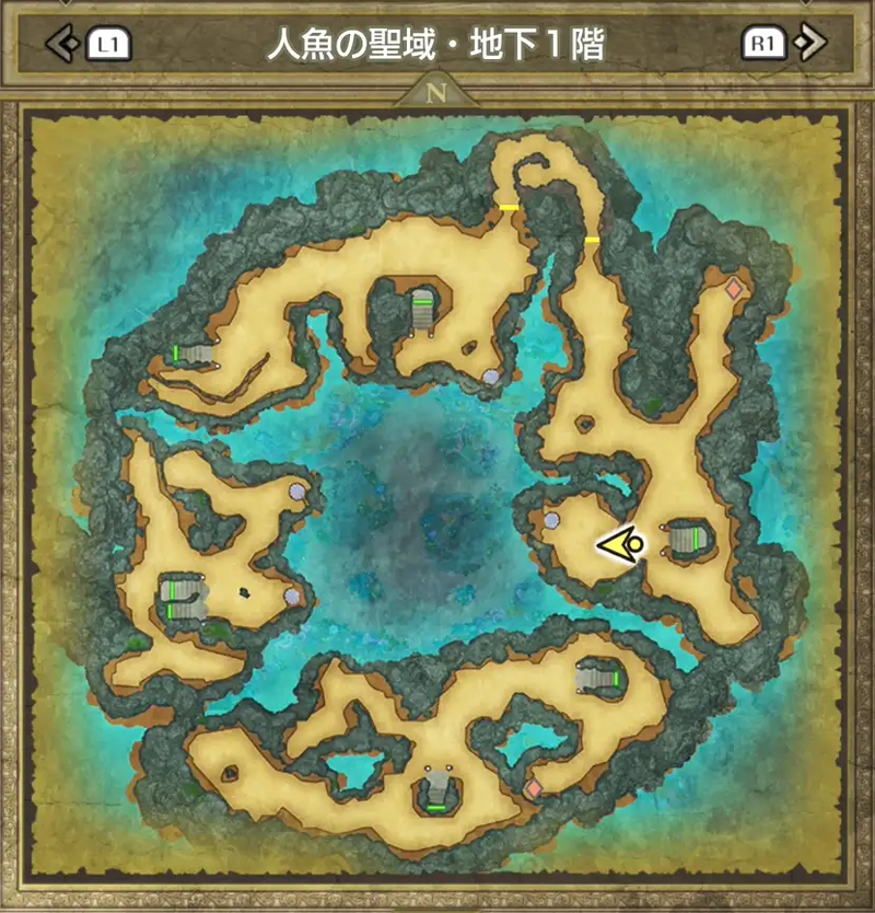 人魚の聖域・地下1階