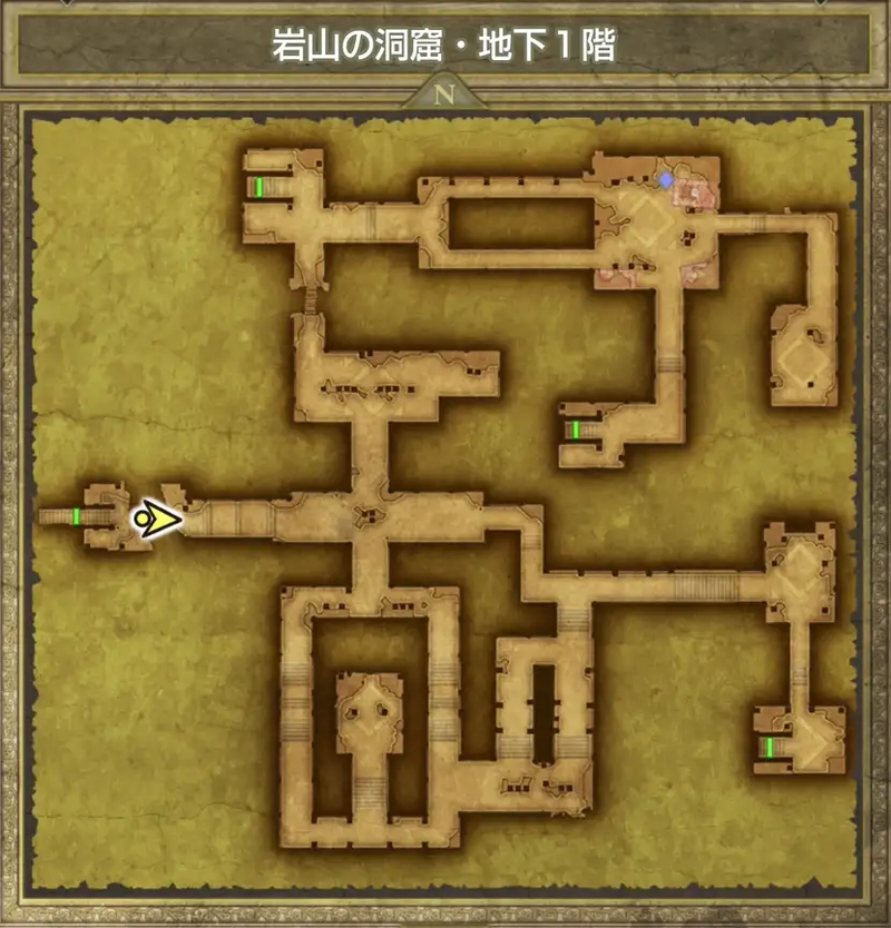 岩山の洞窟・地下1階