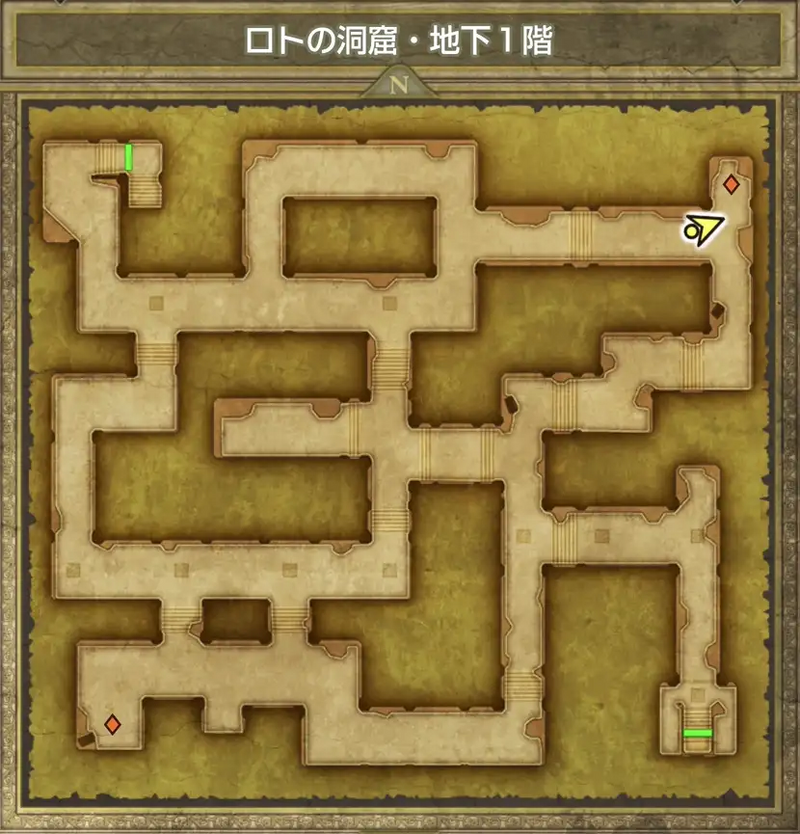 ロトの洞窟・地下1階