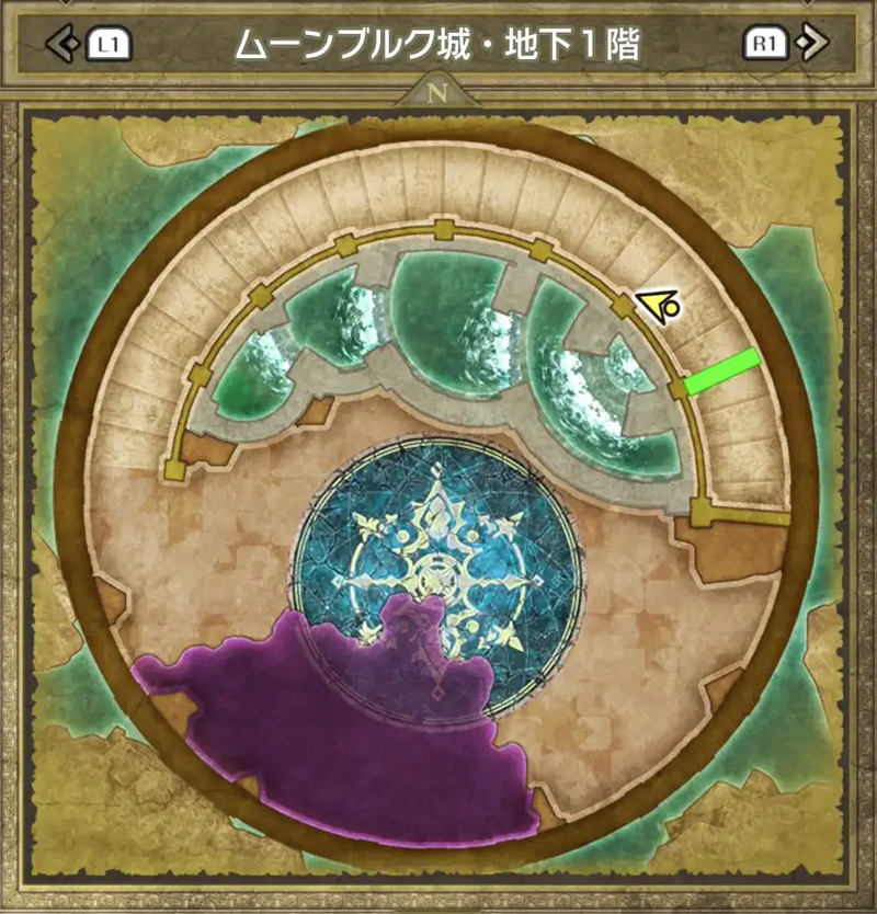 ムーンブルク城・地下1階