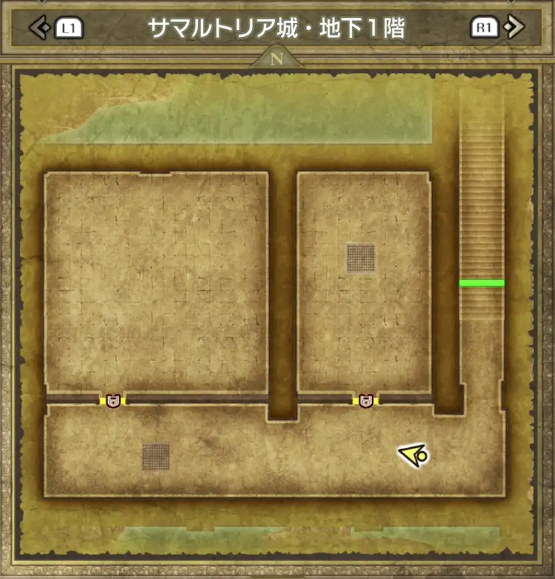 サマルトリア城・地下1階