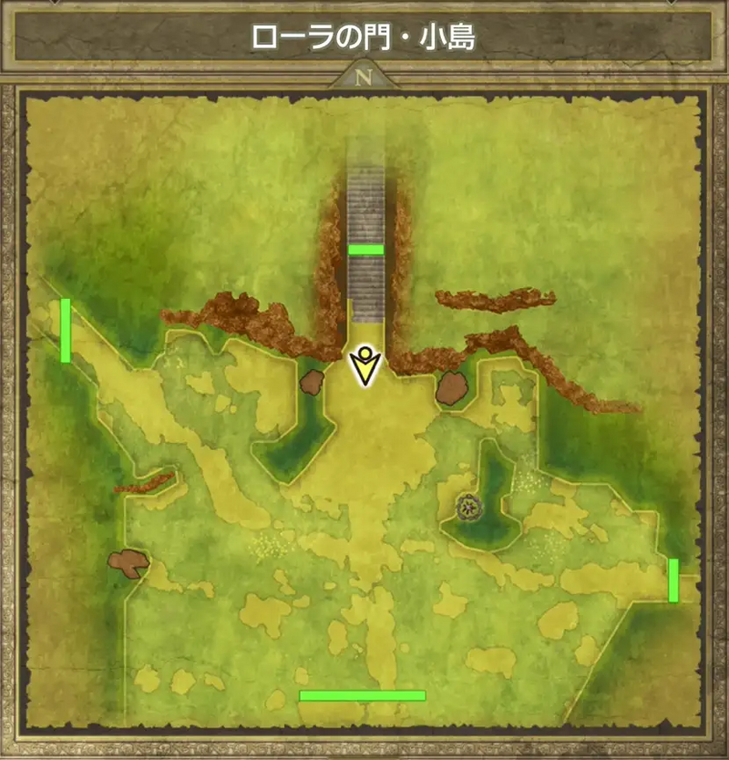 ローラの門・小島