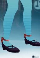 クロップドパンプス