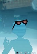 フレアビキニサングラス