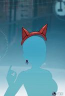 クロップドカチューシャ