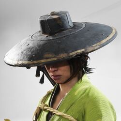 隠者の市女笠の画像