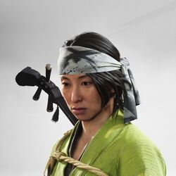 筆花の鉢巻きの画像