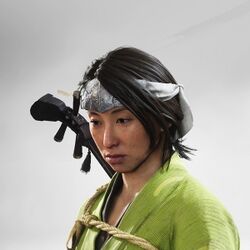 登山者の額当の画像