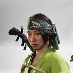 真神の鉢巻きの画像