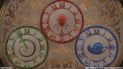 古時計のギミック