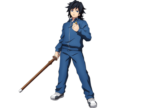 鬼滅の刃 キメツ学園 冨岡義勇 アニメ「鬼滅の刃」冨岡義勇 キメツ学園 描き下ろしみにきゃら