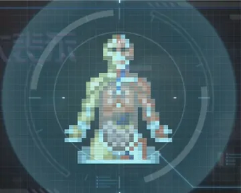 人体模型の画像