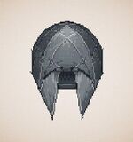 グレーのテント