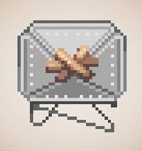 シンプルな焚火台