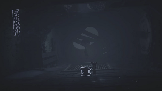 アローンで床を開き、ロゥは上階へ