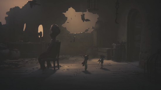 カラスが落としたカギを入手