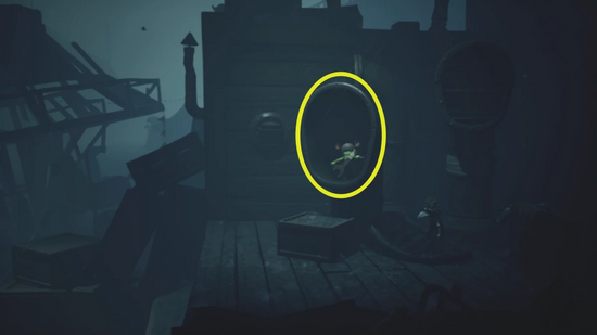 配管から下におりる