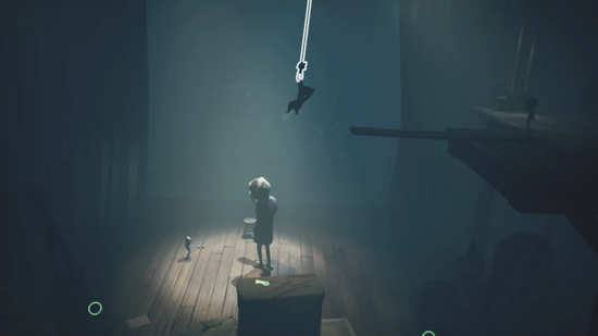 ロープで下りてカギを入手