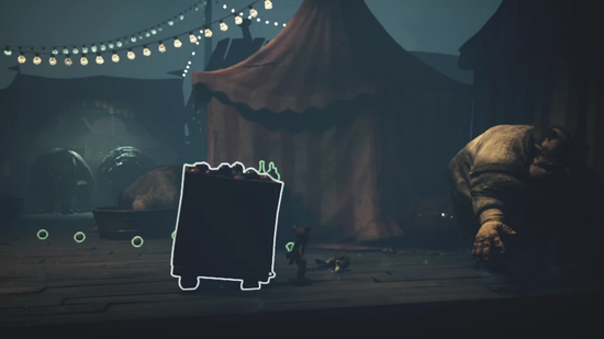 カートを引っ張る