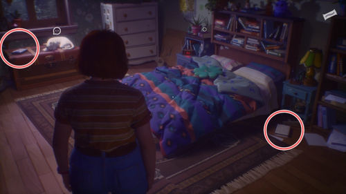 ビデオテープとケースの場所