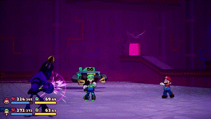 ルドルフの攻撃：イッシン後の光弾