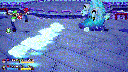 デロンゲルの攻撃：氷柱弾