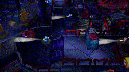 タルの後ろに隠れ、見張りが右を向いたら走る