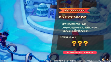 ゼツエンタイのこわさの発生場所と報酬