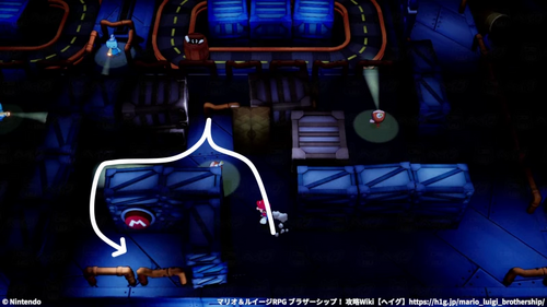 中央でいったん休憩してマリオスイッチへ