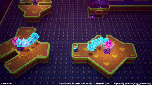 西の部屋：南～西のワナ