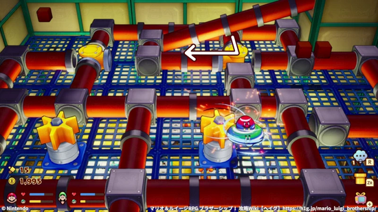 ギアを回して屋上へ