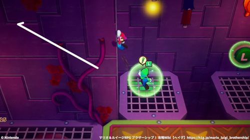 南西の部屋：隠し通路の先にアイテムあり