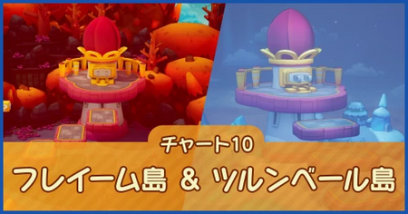 チャート10：フレイーム島 ～ ツルンベール島