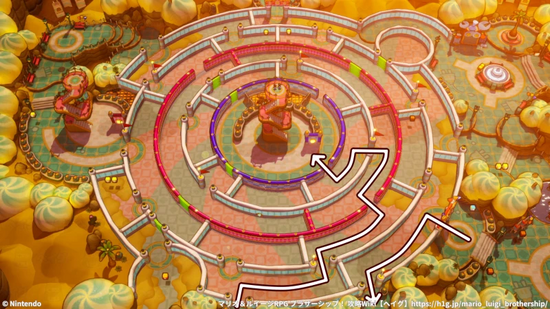 見晴らし台広場へ