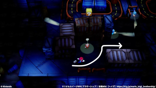 見張りの背後を抜ける1