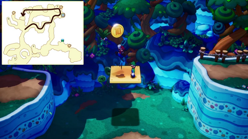 ニョッキーナの背後から近づいて誤解を解く