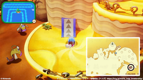 砂にまみれたキノピオ：発生チャート